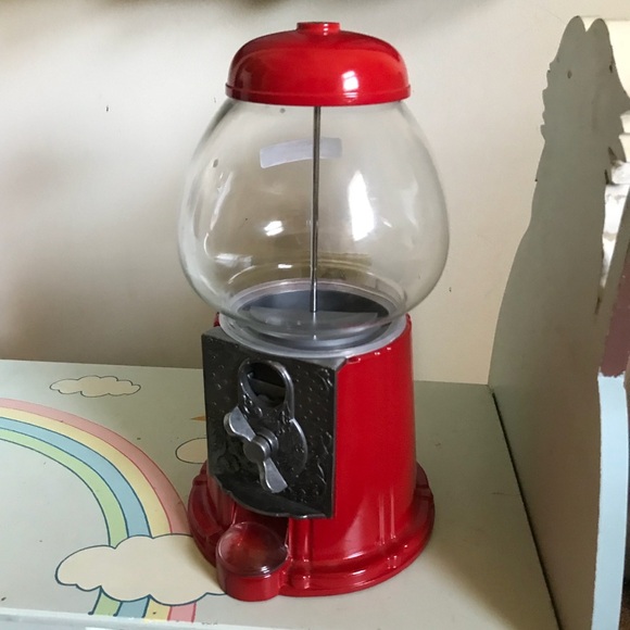 Rare 1985 Red Carousel Gum Ball Machine - Picture 5 of 8